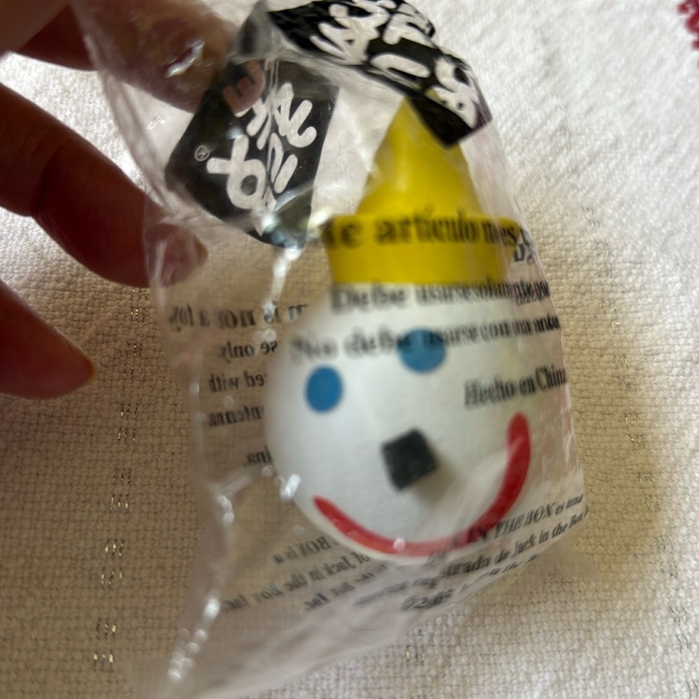 2005 Jack in the Box Automobile Antenna Topper ball Car Clown new in bag sealed
